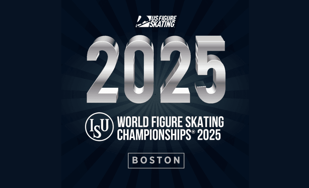 CXA Adventures presents ISU World Figure Skating Championships, March 2025 in Boston, MA USA background